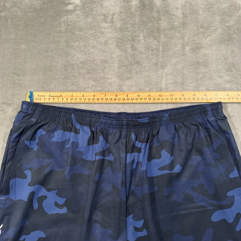 RLX Ralph Lauren Men's Navy Blue Camo Lined Vented Performance Short Size XL - Picture 3 of 8